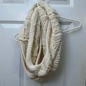 Aran Tradition Cream Knit Scarf